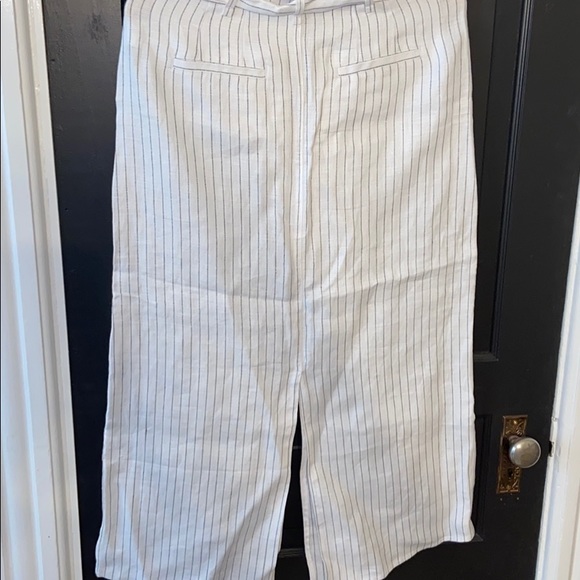 Ralph Lauren A Line Pinstripe Linen Skirt NWT - Picture 5 of 5